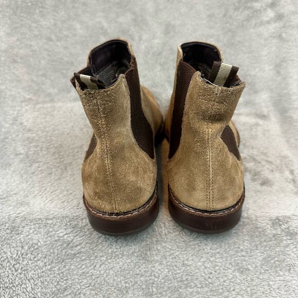 Aiden & Mason Size 10 Men’s Chelsea Glory Suede Boot Taupe Tan Brown - Picture 2 of 8